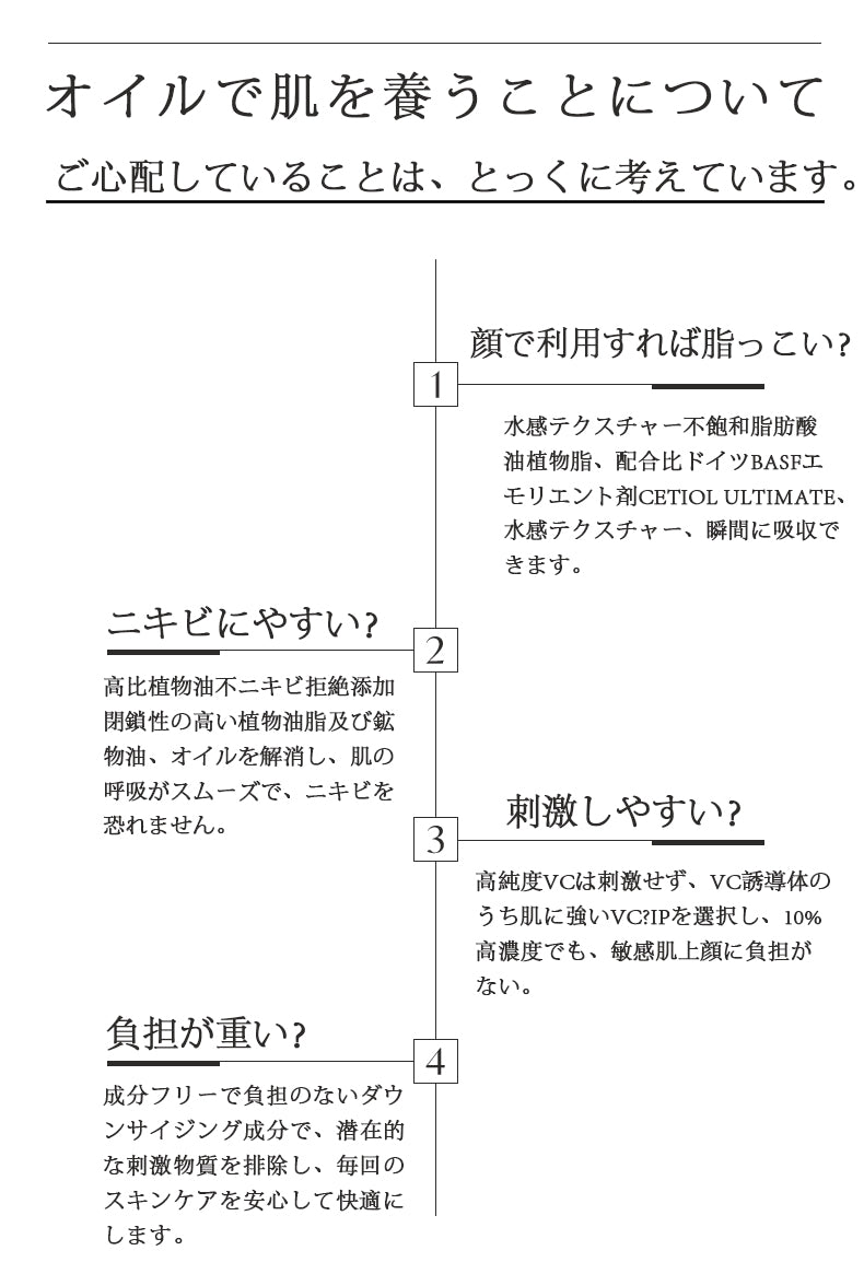 ライトセンサーモイスチャーオイル